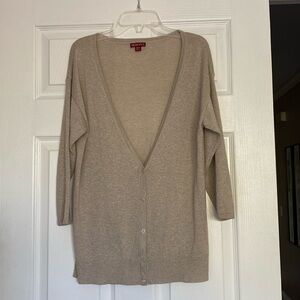Marona dressy cardigan with gold shimmery, threading size medium